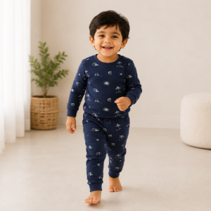 Little Explorer Cotton Kids Night Suit Set